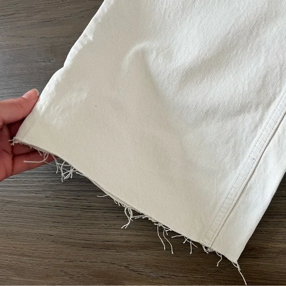 Zara wide leg jeans, white, size 2 - Picture 4 of 4